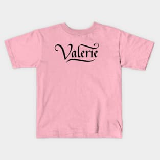 Name Valerie Kids T-Shirt